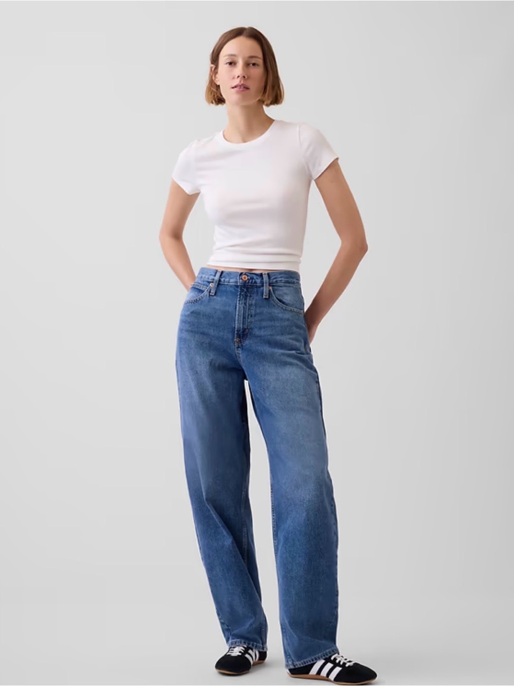 Barrel High-Rise Jeans